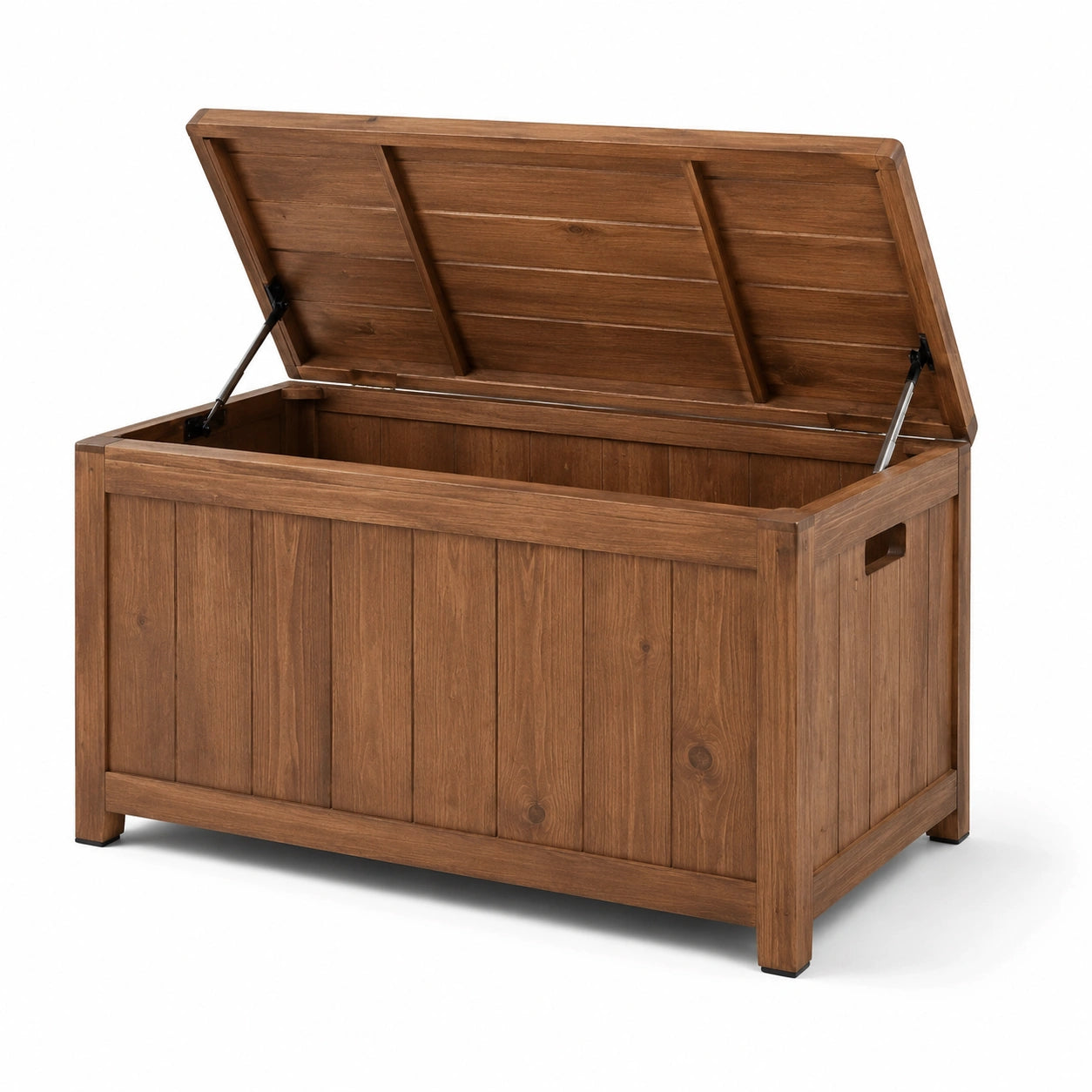 Coffre de rangement en bois de pin massif 120x50x60 cm