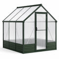 Serre en aluminium et polycarbonate 200x190x195 cm vert